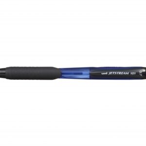 uni ball jetstream 101 boligrafo de tinta punta bola 0.7mm trazo 0.35mm aprox. tinta de secado instantaneo grip de goma color azul