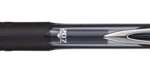 uni ball umn 207e roller punta de bola 0.7mm grip de caucho antifatiga tinta pigmentada resistente a luz y agua color negro