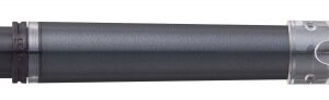 uni ball uf 222 roller de gel borrable punta de bola 0.7mm tinta termosensible doble goma borradora color negro