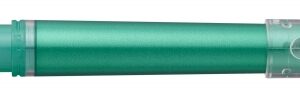 uni ball uf 222 roller de gel borrable punta de bola 0.7mm tinta termosensible doble goma de borrado color verde