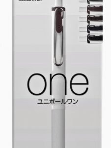 uni ball one umn s 07 pack de 5 boligrafos de tinta liquida punta de bola 0.7mm escritura ultra fluida agarre suave y comodo color surtido