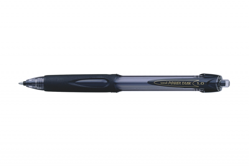 uni ball power tank sn 220 boligrafo de tinta presurizada punta de bola 1mm escribe en cualquier superficie resistente a temperaturas extremas color negro