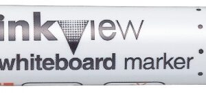 uni ball pwb 202 inkview marcador de pizarra blanca punta conica 1.8 2.2mm zona transparente para nivel de tinta escritura brillante y facil borrado color negro