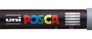 posca pc 1m marcador de pintura punta conica 0.7mm tinta base al agua resistente a la luz color gris
