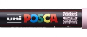 posca pc 1m marcador de pintura punta conica 0.7mm tinta base al agua resistente a la luz no permanente color rosa claro