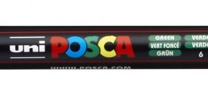 posca pc 3m marcador de pintura punta de poliester conica 0.9 1.3mm tinta base al agua resistente a la luz color verde
