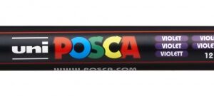 posca pc 3m marcador de pintura punta conica de 0.9 1.3mm tinta base al agua resistente a la luz color violeta