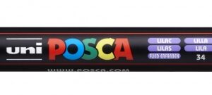 posca pc 3m marcador de pintura punta conica de poliester 0.9 1.3mm tinta base al agua resistente a la luz color lila
