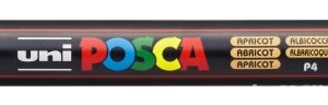 posca pc 3m marcador de pintura punta conica de poliester 0.9 1.3mm tinta base al agua resistente a la luz no permanente color albaricoque