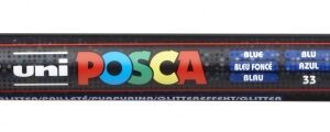 posca pc 3ml marcador de pintura punta conica de poliester 0.9 1.3mm tinta base al agua resistente a la luz no permanente color azul