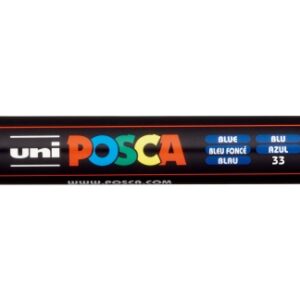posca pc 5m marcador de pintura punta de poliester 1.8 2.5mm tinta base al agua resistente a la luz no permanente color azul