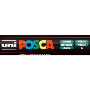 posca pc 5m marcador de pintura punta de bala 1.8 2.5mm tinta base al agua resistente a la luz no permanente color verde