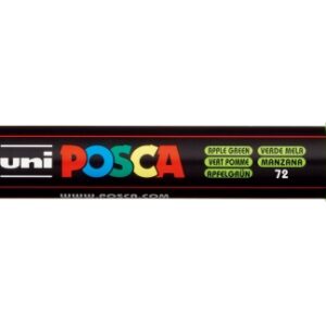 posca pc 5m marcador de pintura punta de bala 1.8 2.5mm tinta base al agua resistente a la luz no permanente color verde manzana