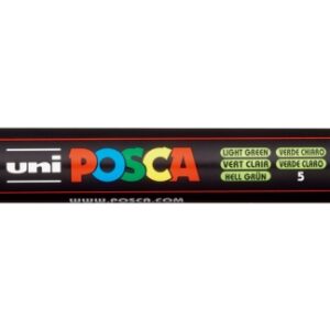posca pc 5m marcador de pintura punta de bala 1.8 2.5mm tinta base al agua resistente a la luz no permanente color verde claro