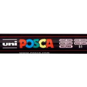 posca pc 5m marcador de pintura punta de bala 1.8 2.5mm tinta base al agua resistente a la luz color rosa claro