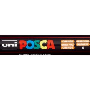 posca pc 5m marcador de pintura punta de poliester 1.8 2.5mm tinta base al agua resistente a la luz color naranja