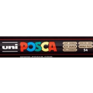 posca pc 5m marcador de pintura punta de bala 1.8 2.5mm tinta base al agua resistente a la luz no permanente color naranja claro