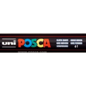 posca pc 5m marcador de pintura punta de bala 1.8 2.5mm tinta base al agua resistente a la luz no permanente color gris pizarra