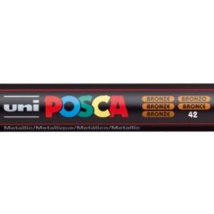 posca pc 5m marcador de pintura punta de bala 1.8 2.5mm tinta base al agua resistente a la luz color bronce