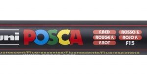 posca pc 5m marcador de pintura punta de bala 1.8 2.5mm base al agua resistente a la luz no permanente color rojo
