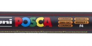 posca pc 5m marcador de pintura punta de bala 1.8 2.5mm tinta base al agua resistente a la luz no permanente color naranja