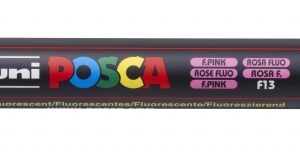 posca pc 5m marcador de pintura punta de bala 1.8 2.5mm base al agua resistente a la luz color rosa
