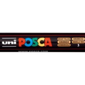 posca pc 5m marcador de pintura punta de bala 1.8 2.5mm tinta base al agua resistente a la luz no permanente color naranja medio