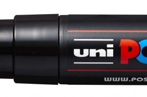 posca pc 7m marcador de pintura punta de bala 4.5 5.5mm tinta base al agua resistente a la luz color negro
