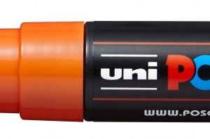 posca pc 7m marcador de pintura punta de bala 4.5 5.5mm tinta base al agua resistente a la luz color naranja
