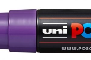 posca pc 7m marcador de pintura punta de bala 4.5 5.5mm tinta base al agua resistente a la luz no permanente color violeta