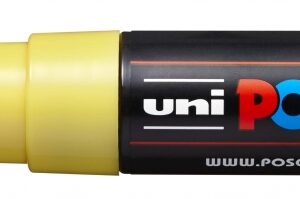 posca pc 7m marcador de pintura punta de bala 4.5 5.5mm base al agua resistente a la luz color amarillo