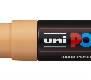 posca pc 8k marcador de pintura punta biselada acrilica 8mm tinta base al agua no permanente resistente a la luz ideal para carteleria y decoracion color naranja claro