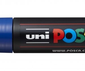 posca pc 17k marcador de pintura punta biselada de poliester 15mm ancho de trazo muy grueso tinta base al agua no permanente resistente a la luz color azul