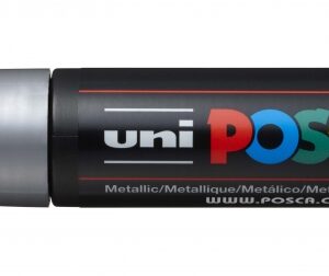 posca pc 17k marcador de pintura punta biselada de poliester 15mm tinta base al agua resistente a la luz no permanente color plata