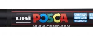 posca pcf 350 marcador de pintura punta acrilica estilo pincel base al agua resistente a la luz no permanente inodoro ideal para carteleria y decoracion color azul claro