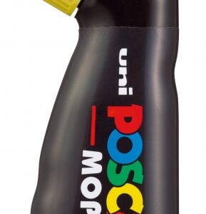 posca pcm 22 marcador de pintura punta redondeada de gomaespuma 3 19mm tinta base al agua multi efectos no permanente resistente a la luz inodoro color amarillo
