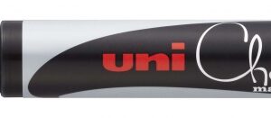 uni ball pwe 5m marcador de tiza liquida punta conica 1.8 2.5mm borrado en humedo resistente a la lluvia color plata