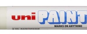 uni ball px 20 marcador de pintura punta acrilica de bala 2.2 2.8mm permanente en todas las superficies resistente a luz y agua soporta hasta 250ºc color azul
