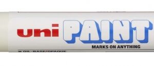 uni ball px 20 paint marker marcador de pintura punta acrilica de bala 2.2 2.8mm permanente en todas las superficies resistente a luz y agua color rojo