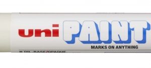 uni ball px 20 paint marker marcador de pintura punta acrilica de bala 2.2 2.8mm permanente en todas las superficies resistente a luz y agua cuerpo de aluminio color rosa