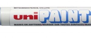 uni ball px 21 paint marker marcador de pintura punta acrilica de bala 0.8 1.2mm permanente en todas las superficies resistente a luz y agua cuerpo de aluminio color azul claro