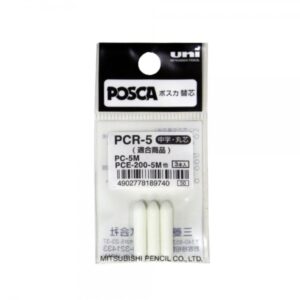 uni ball pc 5m pack de 3 recambios de fieltros punta 1.8 2.5mm