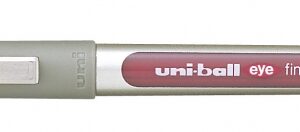 uni ball eye fine ub 157 boligrafo de tinta liquida punta de bola 0.7mm tinta resistente al agua y luz sistema de control de tinta color vino