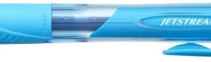 uni ball jetstream sport sxn 150c 07 boligrafo retractil punta de bola 0.7mm tinta pigmentada resistente al agua y luz secado instantaneo color azul claro