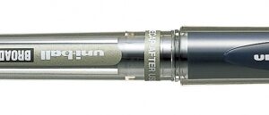 uni ball signo broad um 153 roller de tinta gel punta de bola 1mm trazo estilografico sujecion de caucho color azul oscuro