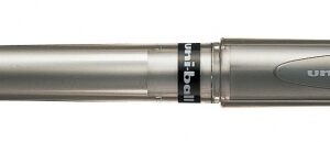 uni ball signo broad um 153 roller de tinta gel punta de bola 1mm trazo estilografico sujecion de caucho color plata
