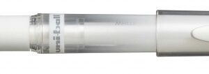 uni ball signo broad um 153 roller de tinta gel punta de bola 1mm trazo estilografico sujecion de caucho color blanco