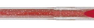 uni ball signo sparkling um 120sp boligrafo de gel punta de bola 1mm tinta pigmentada resistente al agua y luz efecto purpurina color rojo