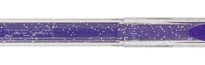 uni ball signo sparkling um 120sp boligrafo de tinta gel punta de bola 1mm tinta pigmentada resistente al agua y luz efecto purpurina color violeta