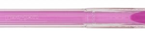 uni ball um 120ac signo angelic roller de tinta gel punta de bola 0.7mm tinta resistente al agua y luz escribe en papel negro y blanco color rosa